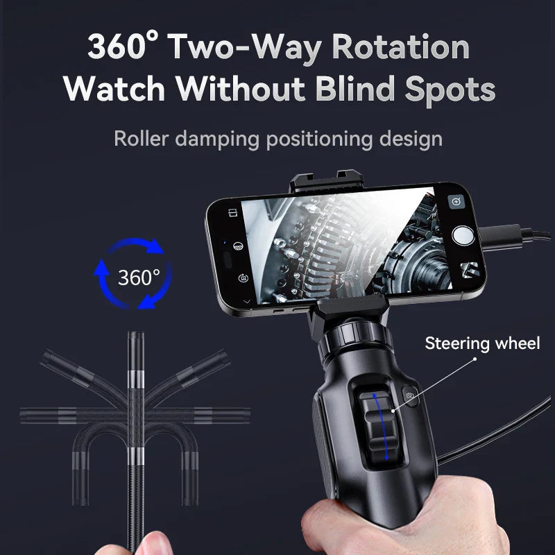 8mm Portable Endoscope Camera for Android & iOS – 1080P, IP67