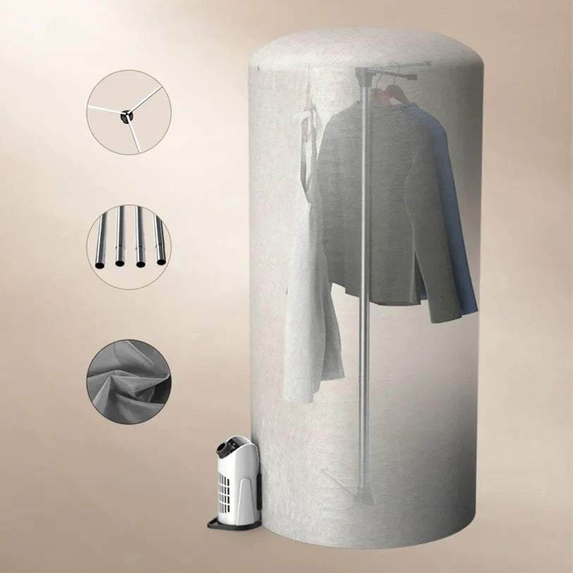 Mini Folding Clothes Dryer for Home, Hotel, Travel Use