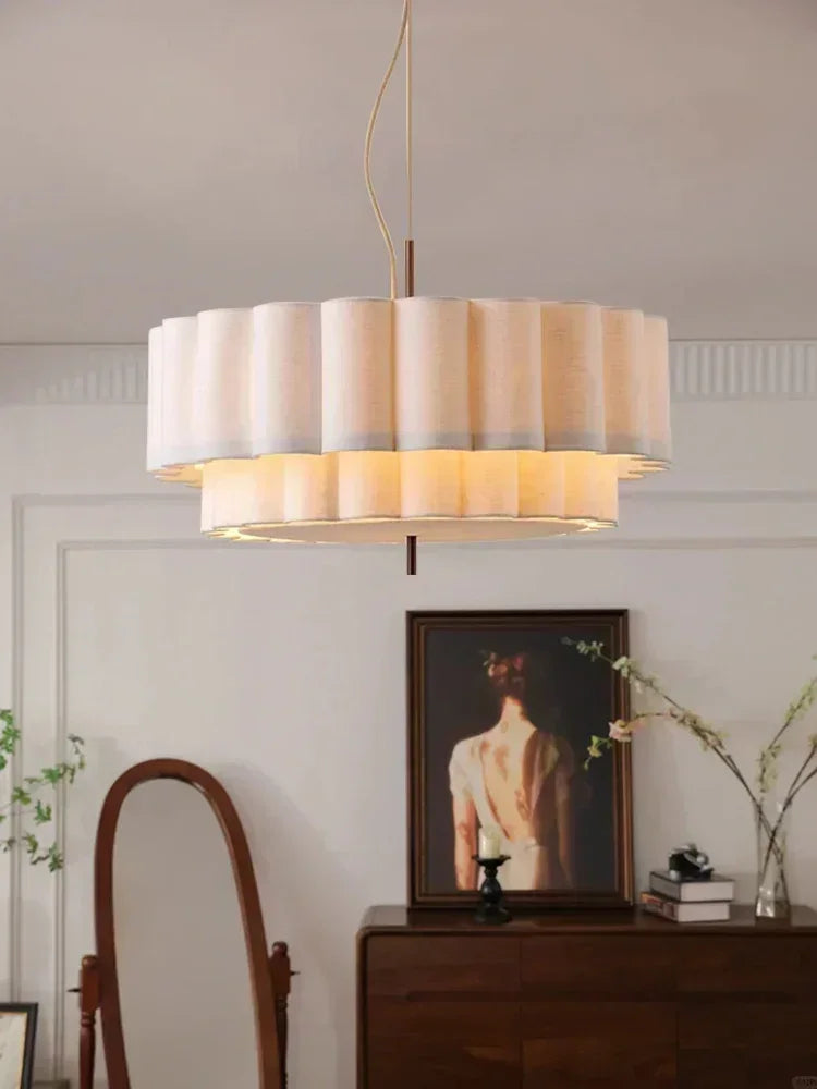 White Light Hanging Lamp for Bedroom or Living Room