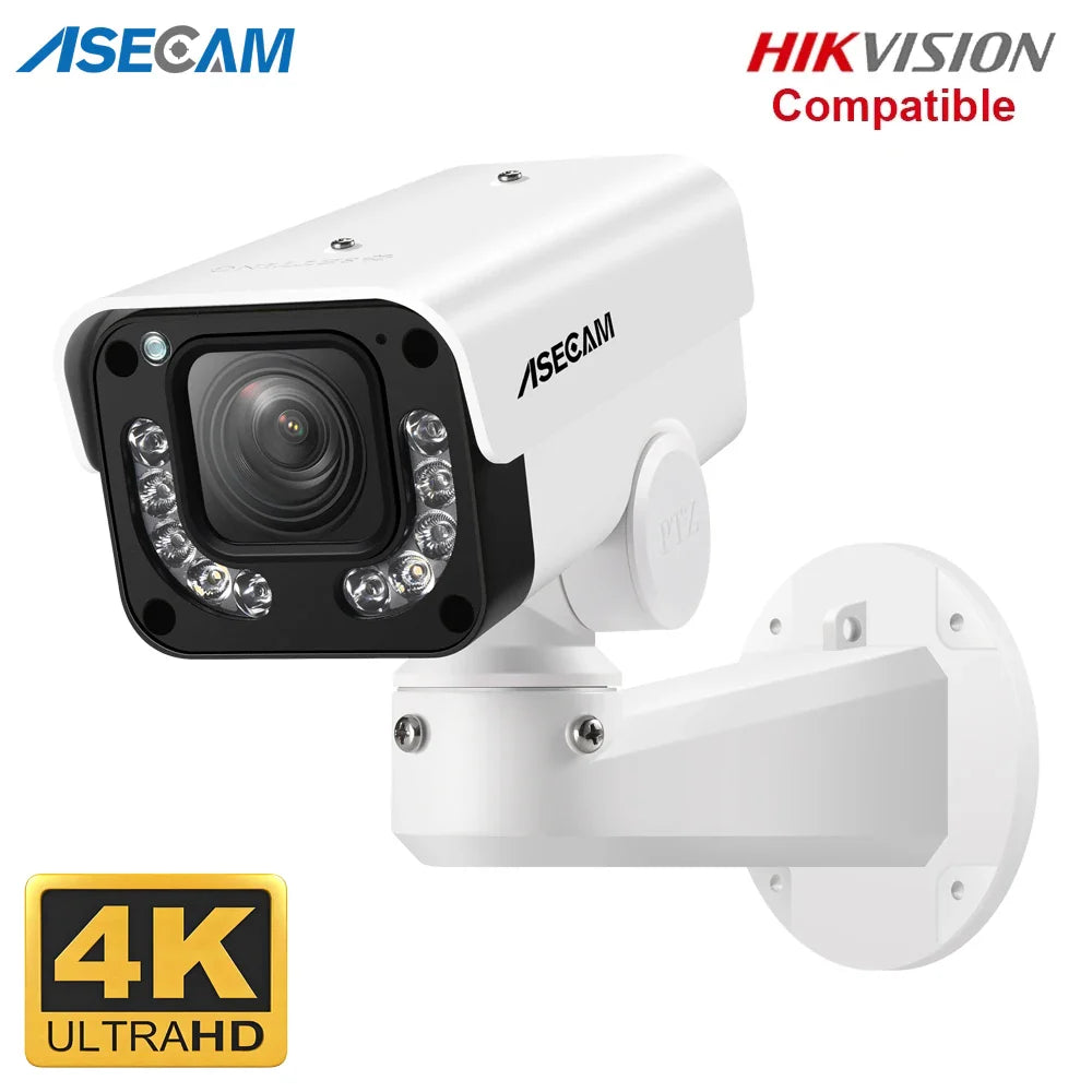 Outdoor 4K IP Camera with 30x Optical Zoom & Vehicle Detection SONY IMX415 30X