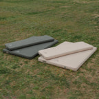 10cm Thick Army Green Single Camping Air Bed with Fast Inflation