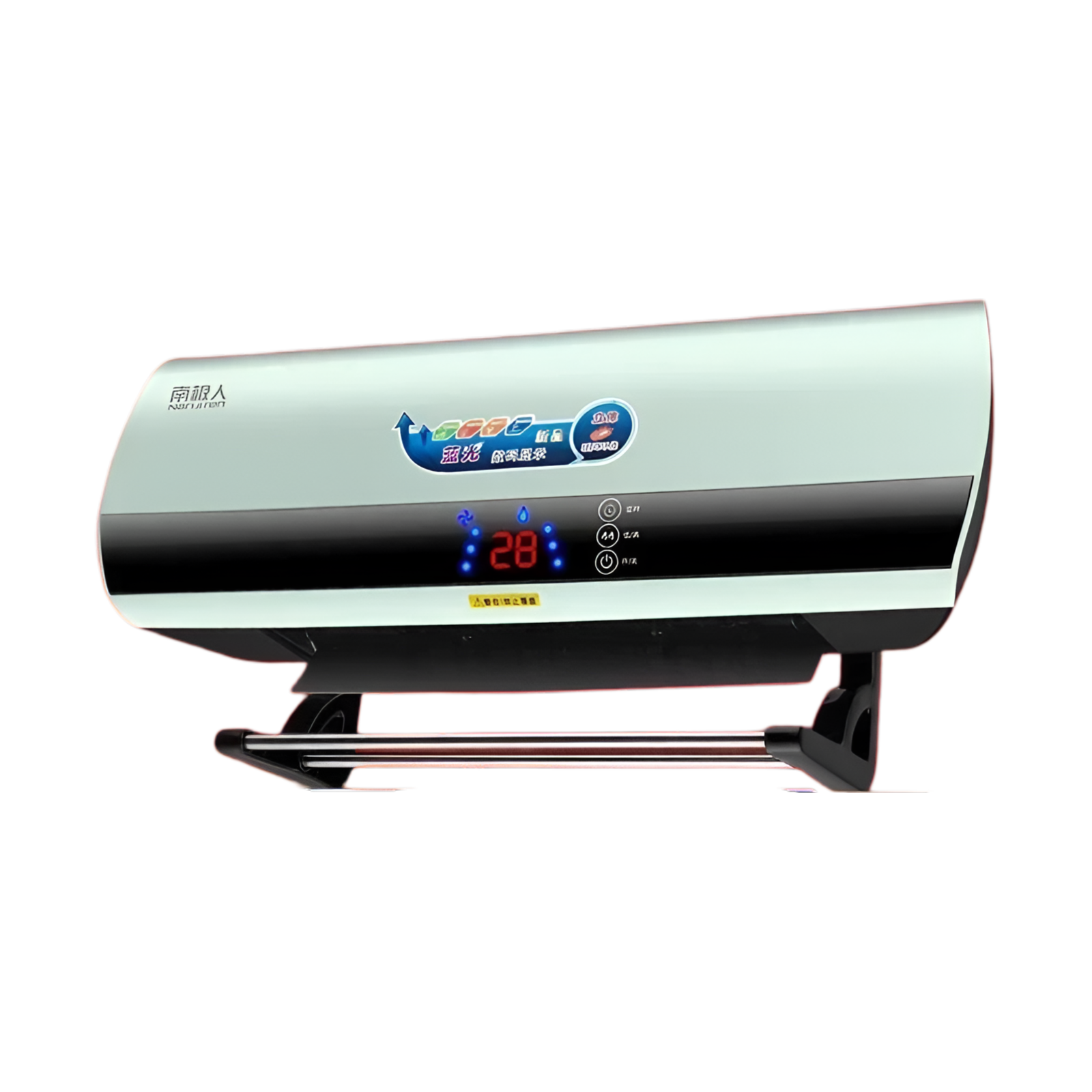 Portable Bathroom Heater 2000W with Thermostat & IPX4 - Green