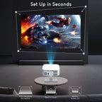 Home Theater Projector with Auto Focus and Bluetooth 5.2