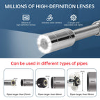17mm Pipe Inspection Camera with 10m Cable, DVR Recorder & 4.3" Display