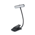 Portable 3-Mode USB Rechargeable Clip-On Book Light
