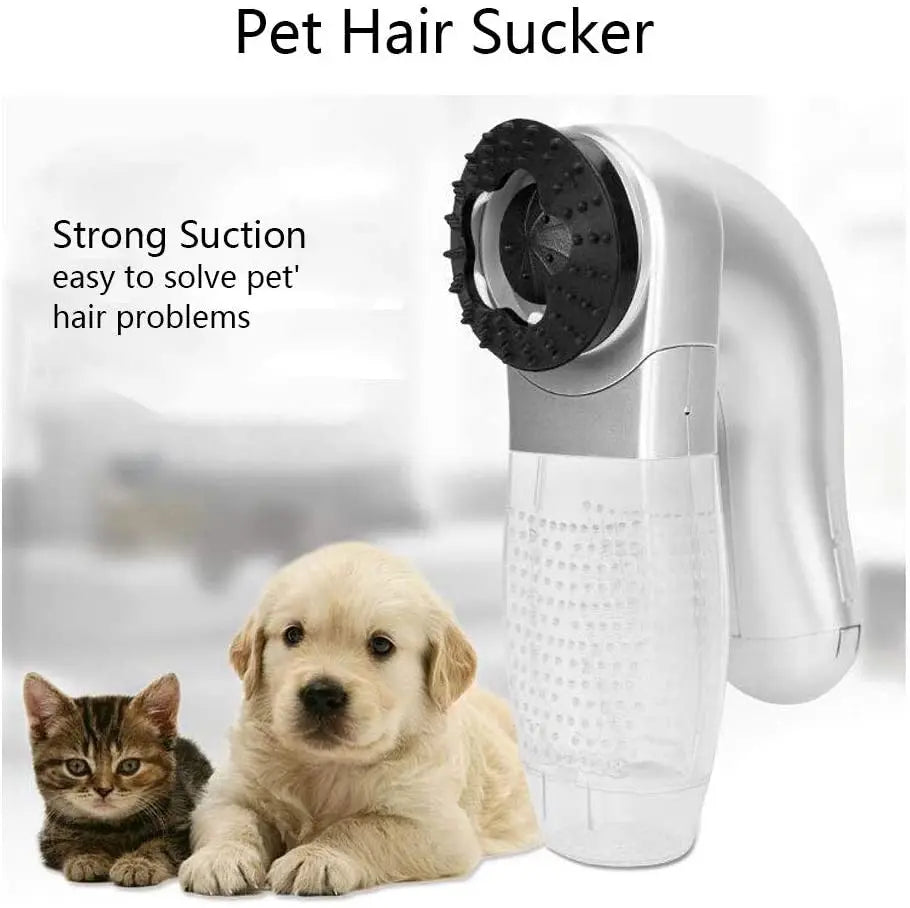 Cordless Pet Hair Remover Grooming Tool – Gray