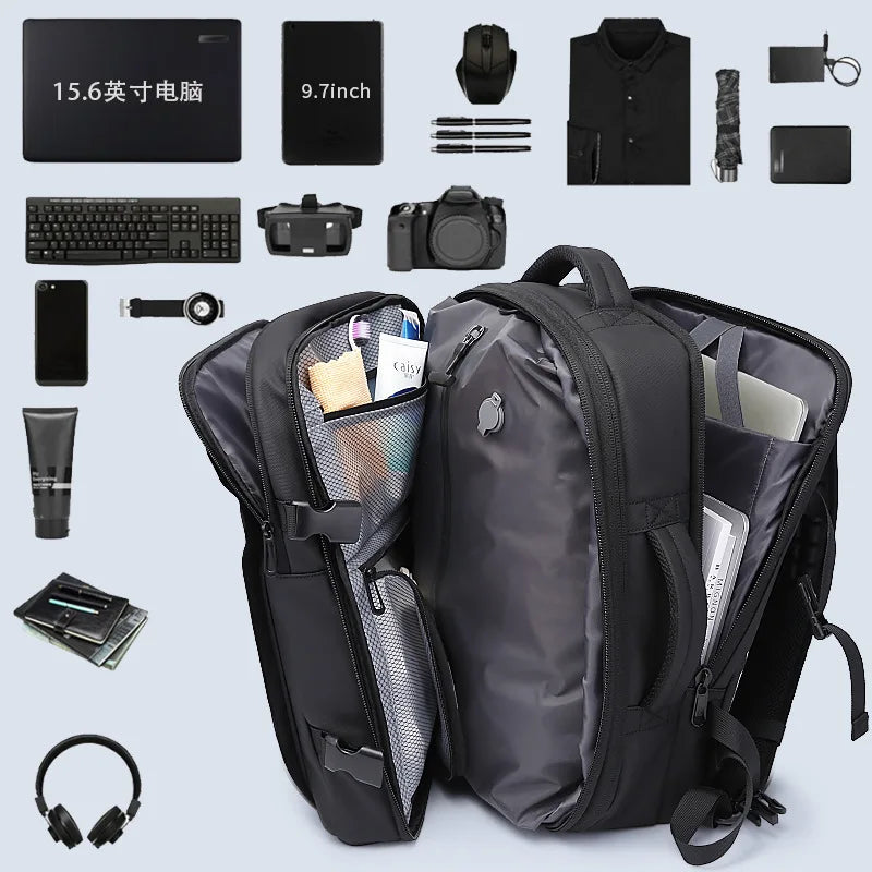 Expandable 15.6" Laptop Backpack for Travel