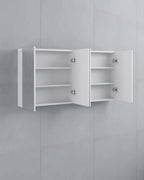 1200x600mm 4-Door Wall Mounted Bathroom Mirror Cabinet with Storage