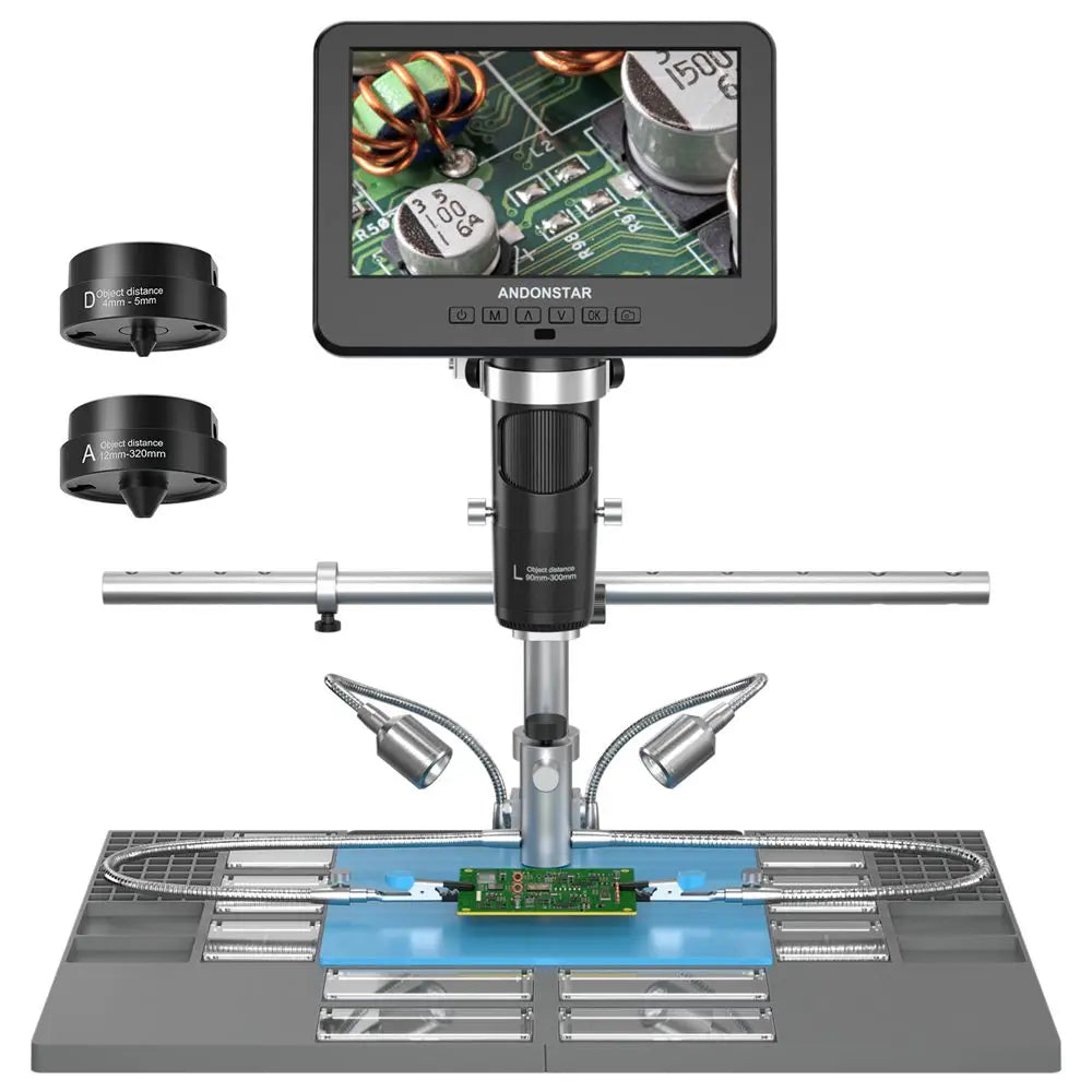 2000X UHD HDMI Digital Trinocular Microscope for Soldering