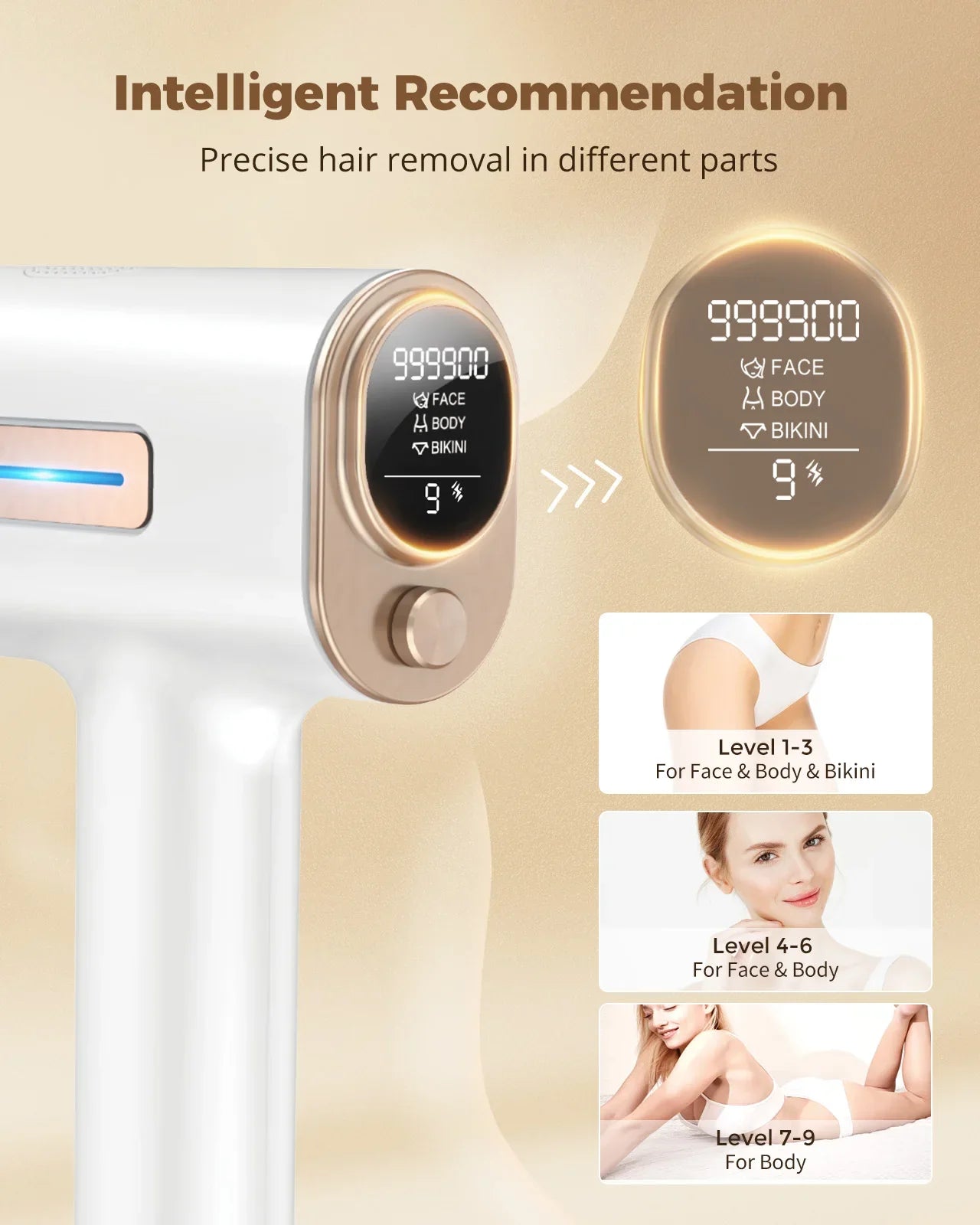 Permanent IPL Hair Removal with Quick Pulsed Light