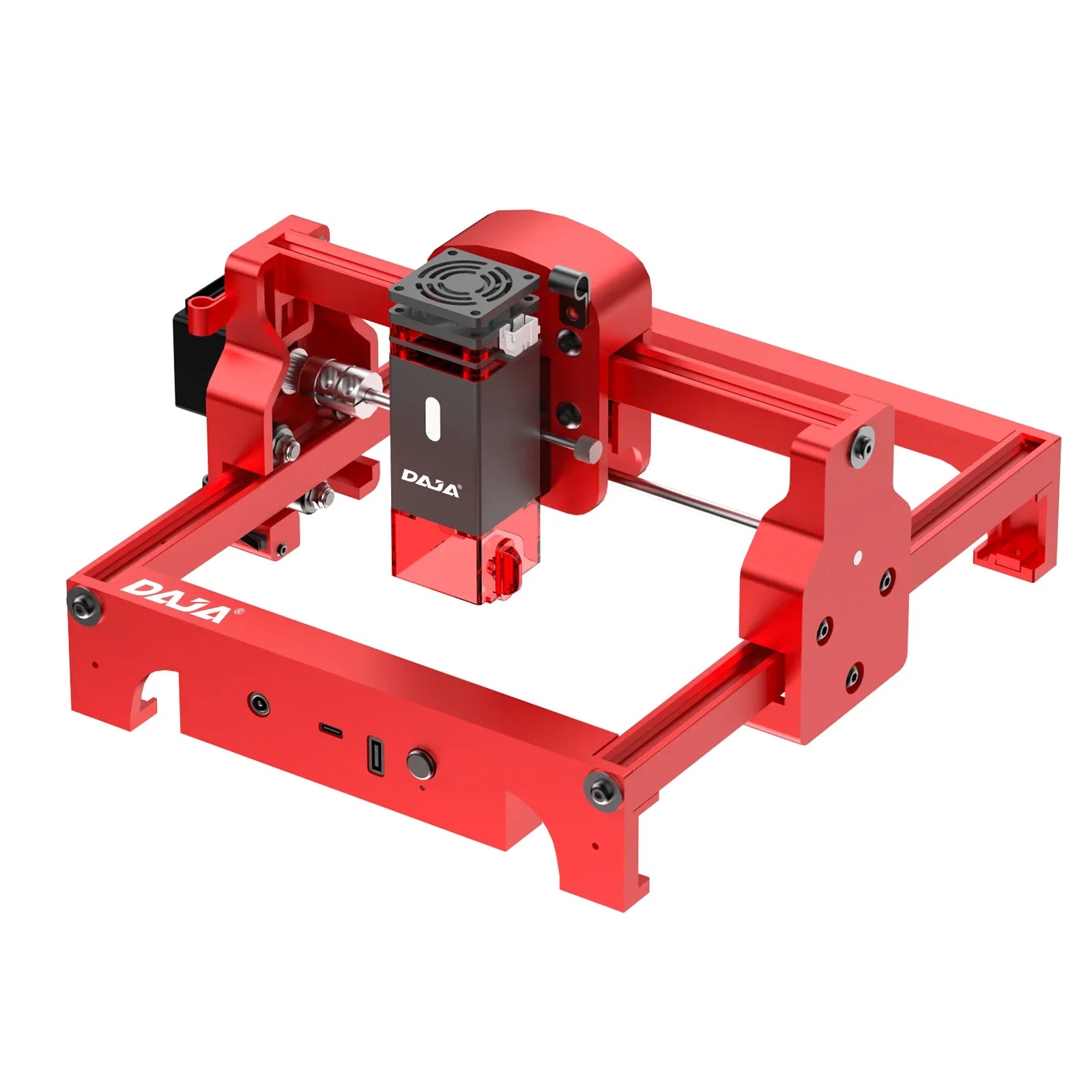 2-in-1 Laser Engraver with Rotary Axis and Infrared Head