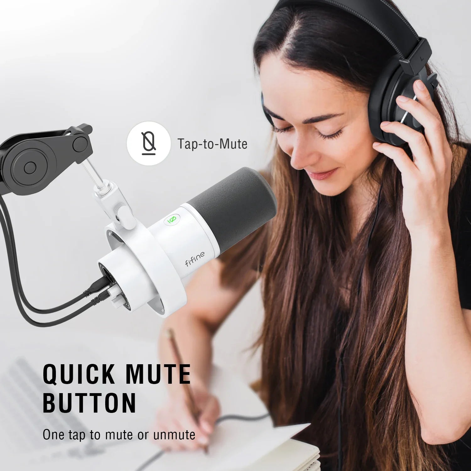 Cardioid Dynamic Mic for Home Studio with USB-C & XLR K688P
