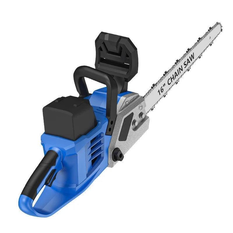 16-Inch Cordless Electric Chainsaw with Brushless Motor – High-Power for Garden & Tree Cutting