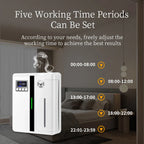 White Essential Oil Diffuser with Timer for Home Office