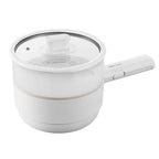 2-Layer Compact Electric Hot Pot with Frying Pan Function