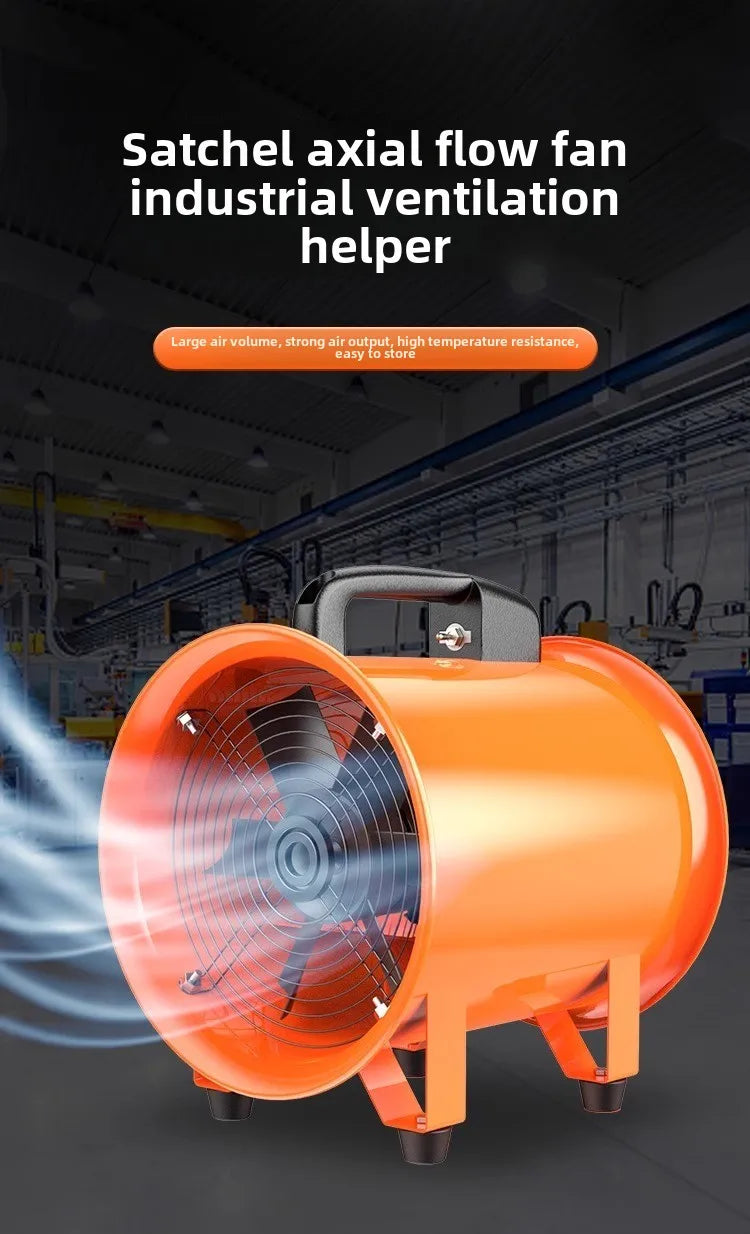 10 Inch Portable 220V Axial Exhaust Fan for Ventilation