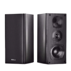 Portable 2.0 Stereo Speakers Wooden Cabinet, HiFi Surround, 60W Output for Home Audio