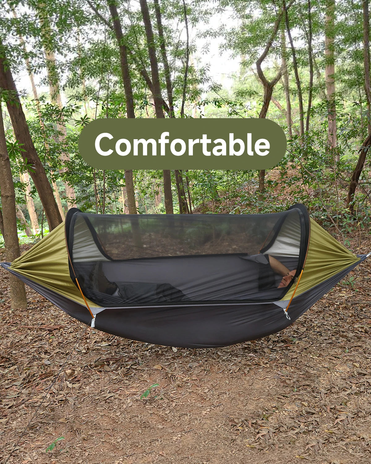 4-in-1 Outdoor Camping Hammock with Sunshade & Mosquito Net