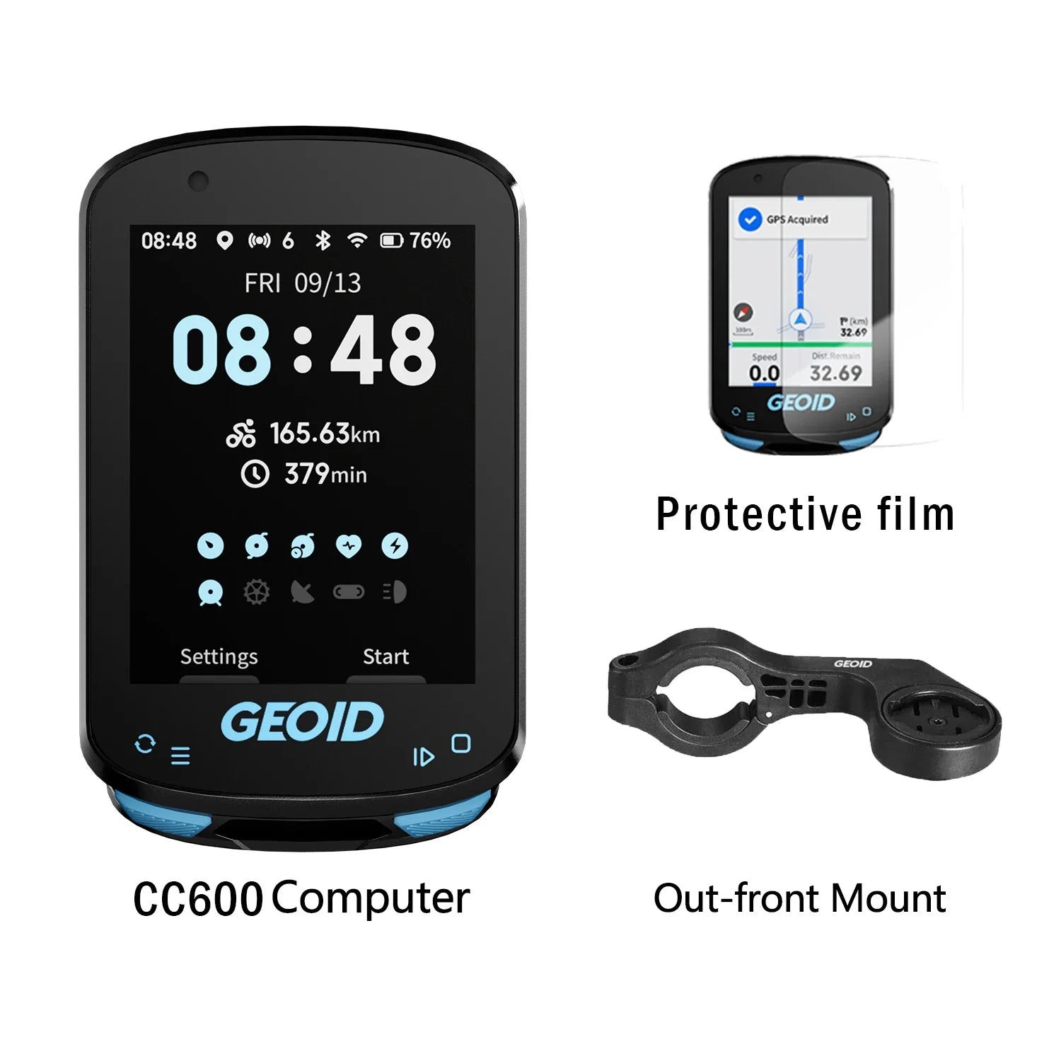 Smart Bike Speedometer with GPS WiFi and Screen Film