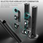 120W Bluetooth Soundbar with Detachable Speakers AUX, Optical, FM, Hi-Res Audio – BS-56 with Box