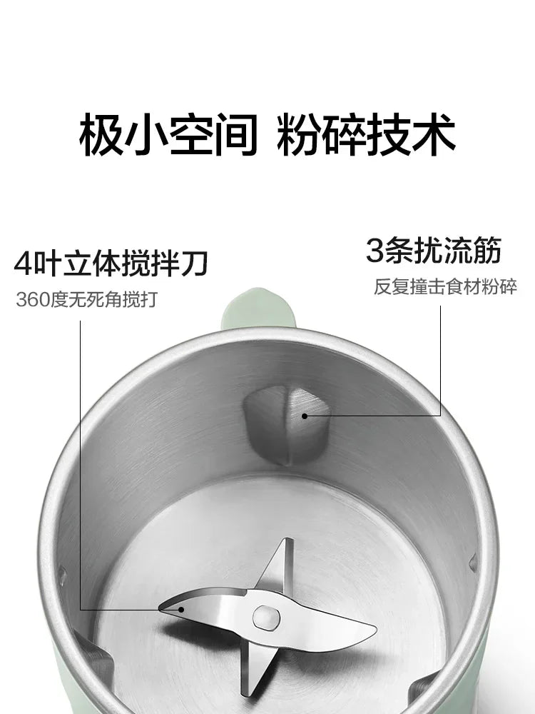 Mini Soy Milk Maker with Chassis Heating for Home Use