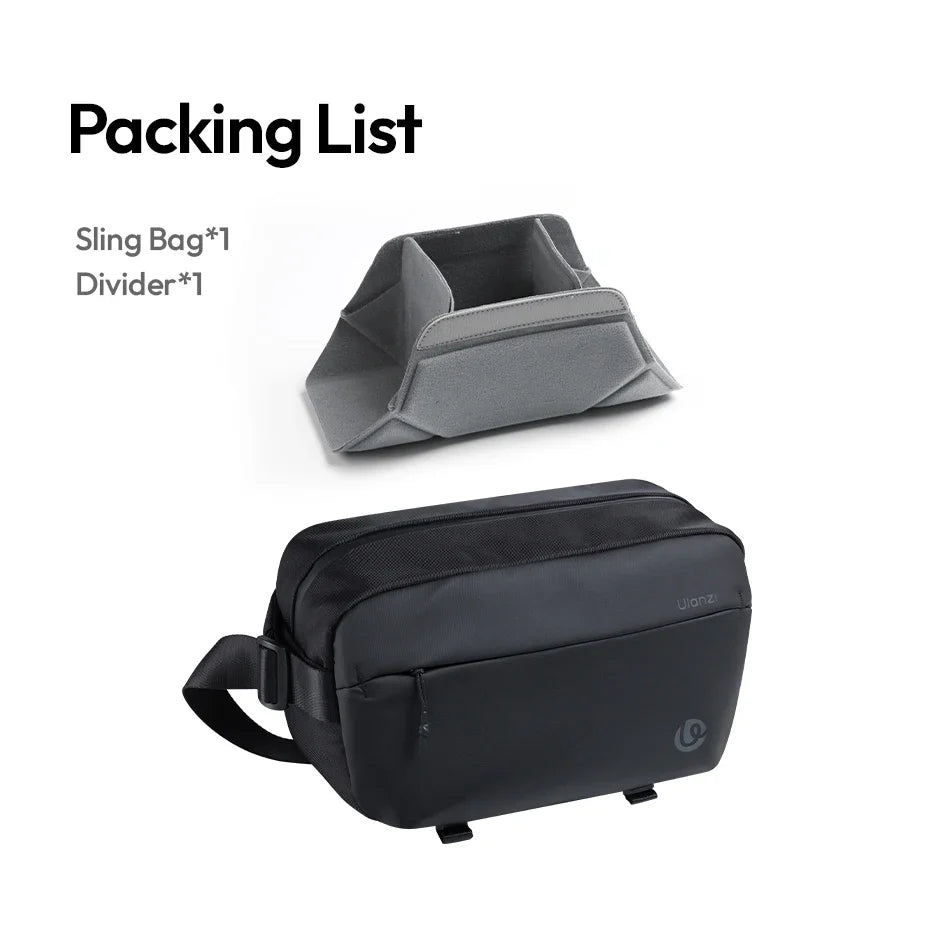 Travel Sling Bag 10L Portable Camera Storage Organizer