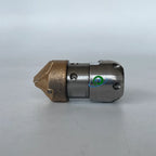 1/2" Stainless Steel Sewer Jetter Nozzle for High Pressure Pipe & Drain Cleaning