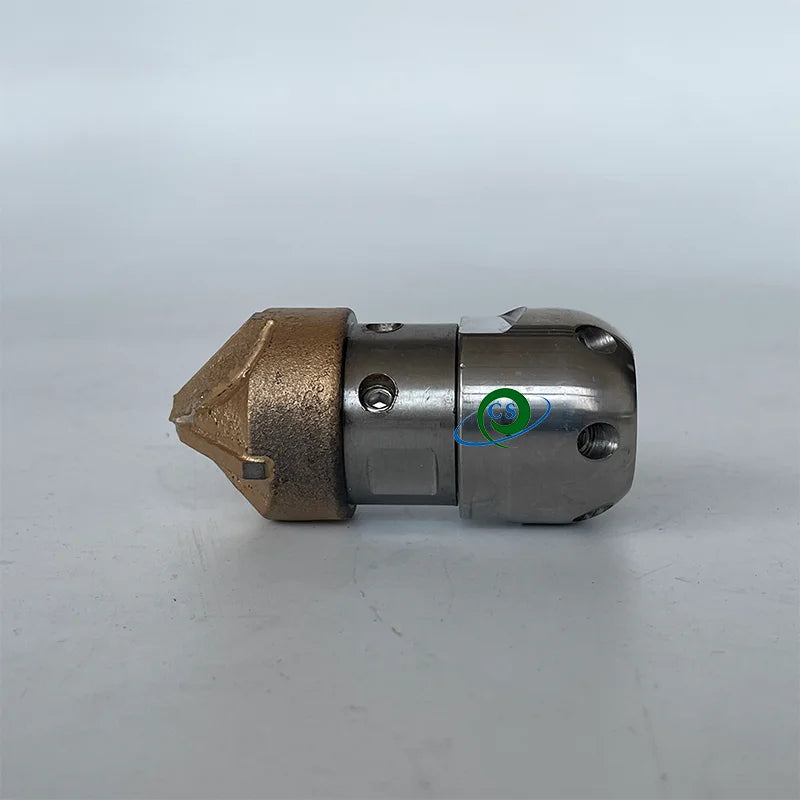 1/2" Stainless Steel Sewer Jetter Nozzle for High Pressure Pipe & Drain Cleaning