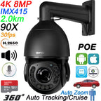 Outdoor 6MP POE IP Camera with 90X Zoom and Audio