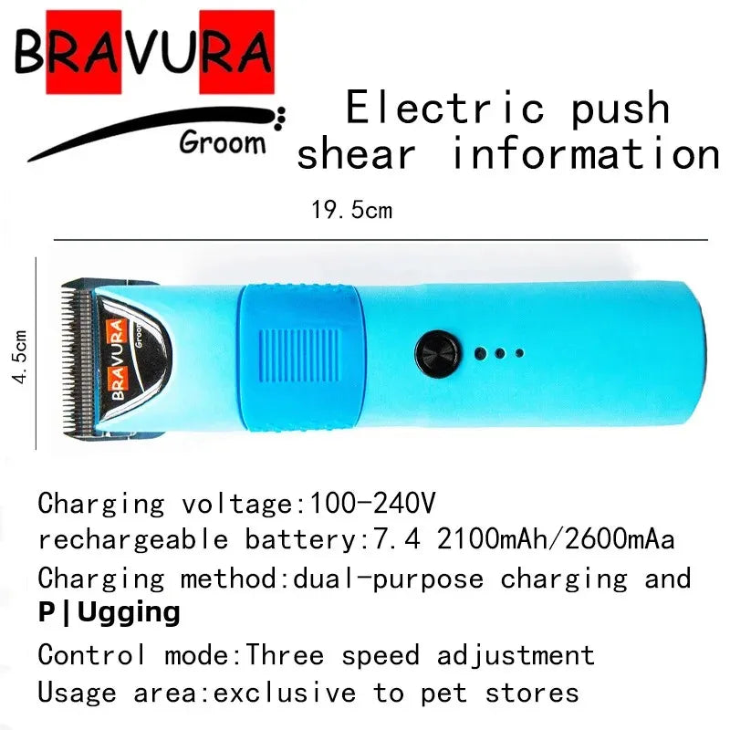 High-Power Pet Grooming Clippers with Adjustable Speed Settings Package 2