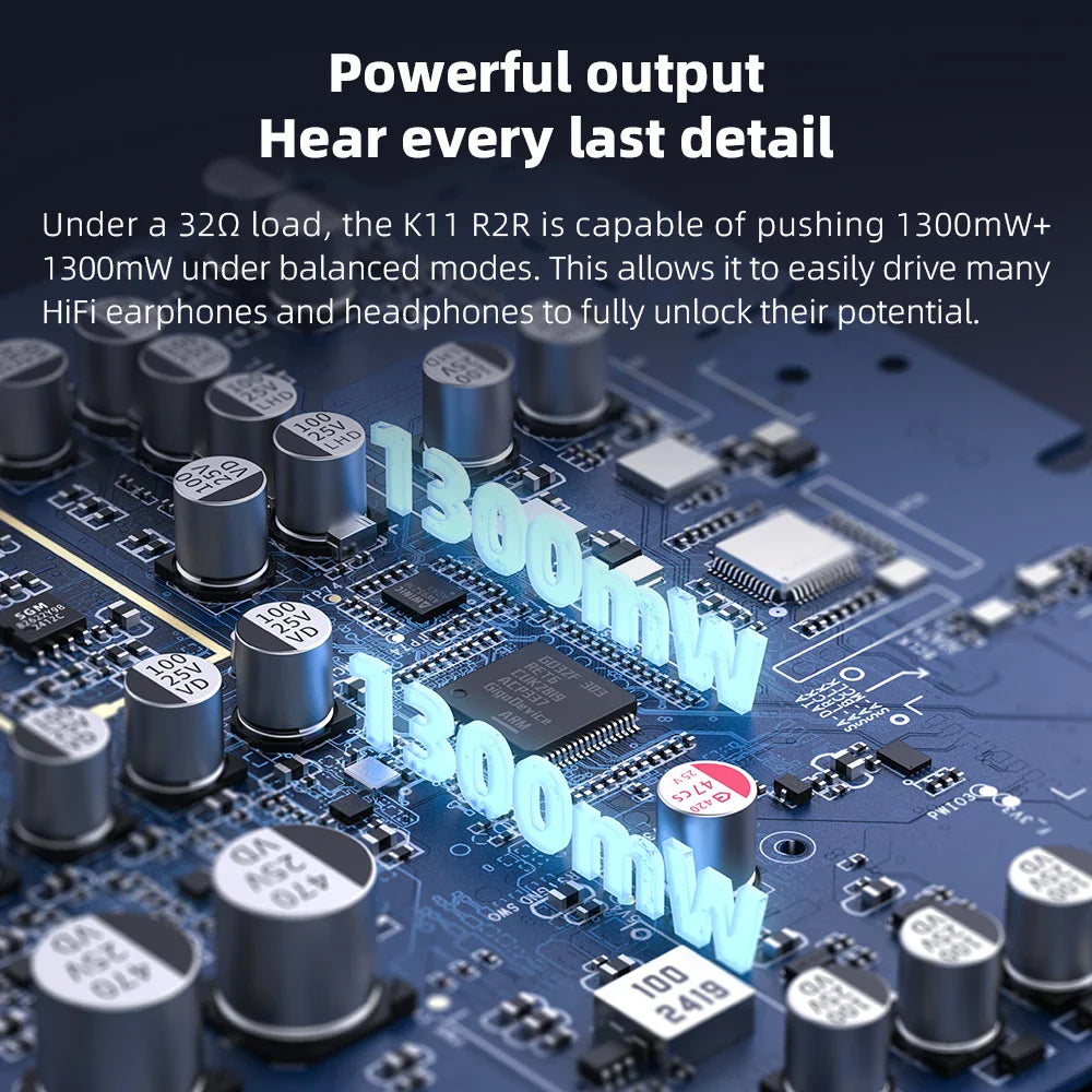High-Resolution R2R DAC and Headphone Amplifier