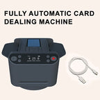2-in-1 Automatic Card Shuffler with Rotating Dealer Function