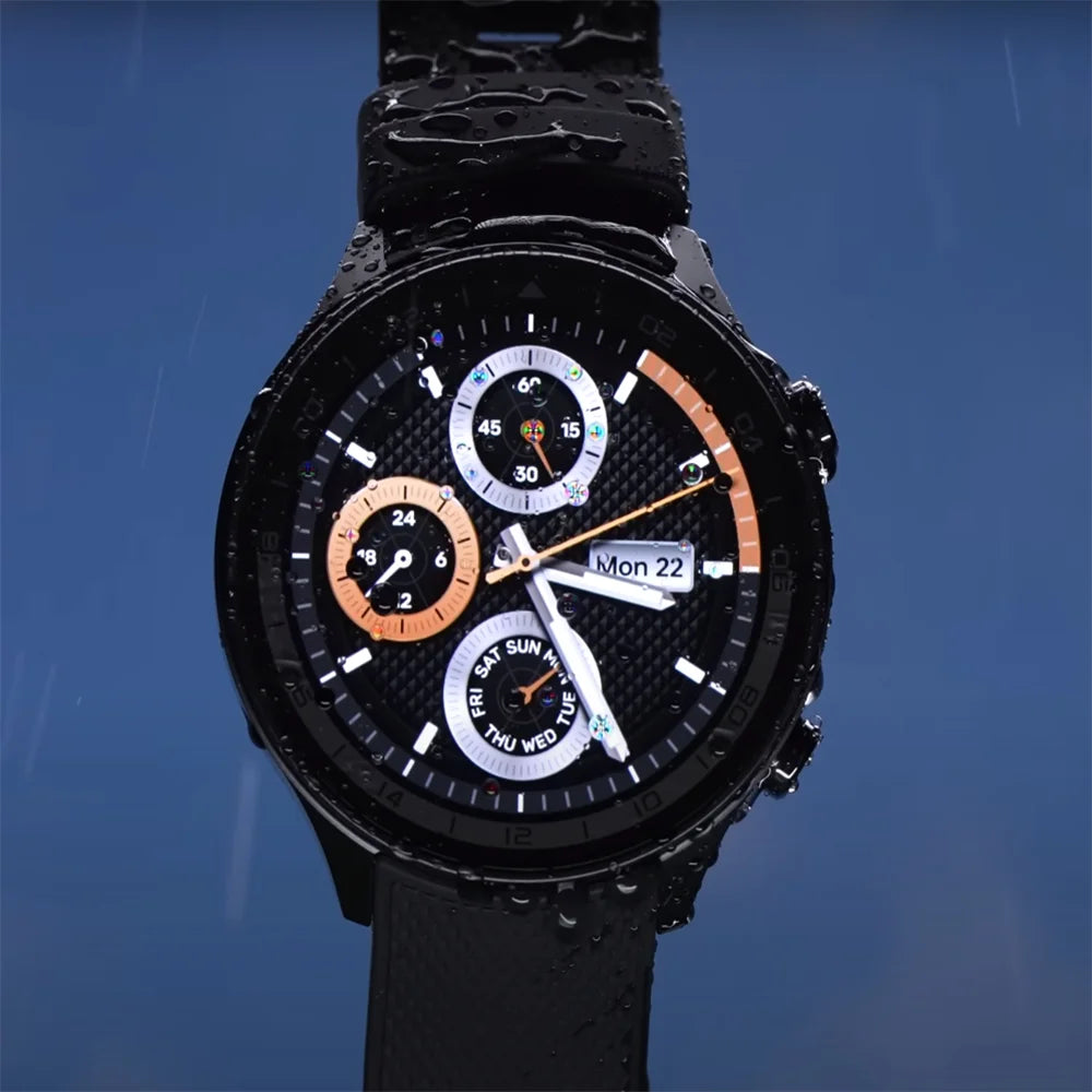 1.43” Wear OS Smartwatch with GPS and 32GB Storage