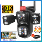 10K WiFi PTZ Security Camera with 10X Zoom