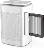 2-in-1 Dehumidifier & Air Purifier with HEPA Filter, Ionizer & Drain Hose