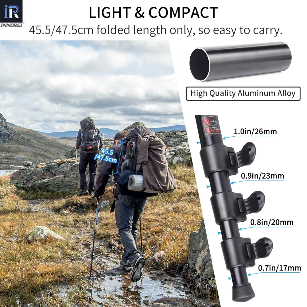 197cm Heavy Duty Tripod Monopod, Flip Lock, 15kg Load Capacity