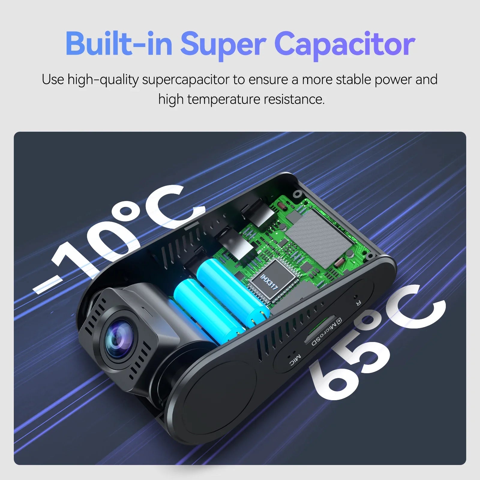 Ultra HD Dual Channel Dash Cam with Parking Mode