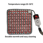Cordless Orange Pet Heating Mat – Warm Waterproof Pad 45x45cm