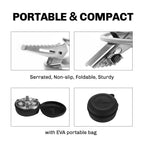 4400W Outdoor Split Gas Burner with Double Preheat System and Carry Case