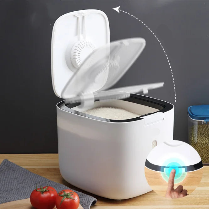 10KG Airtight Kitchen Storage Container with Measuring Cup – Moisture & Insect Proof