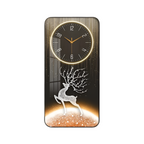 Luxury 80x40cm Mute Wall Clock for Living Room Decor