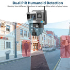 WiFi Solar Security Camera with 32GB and Night Vision