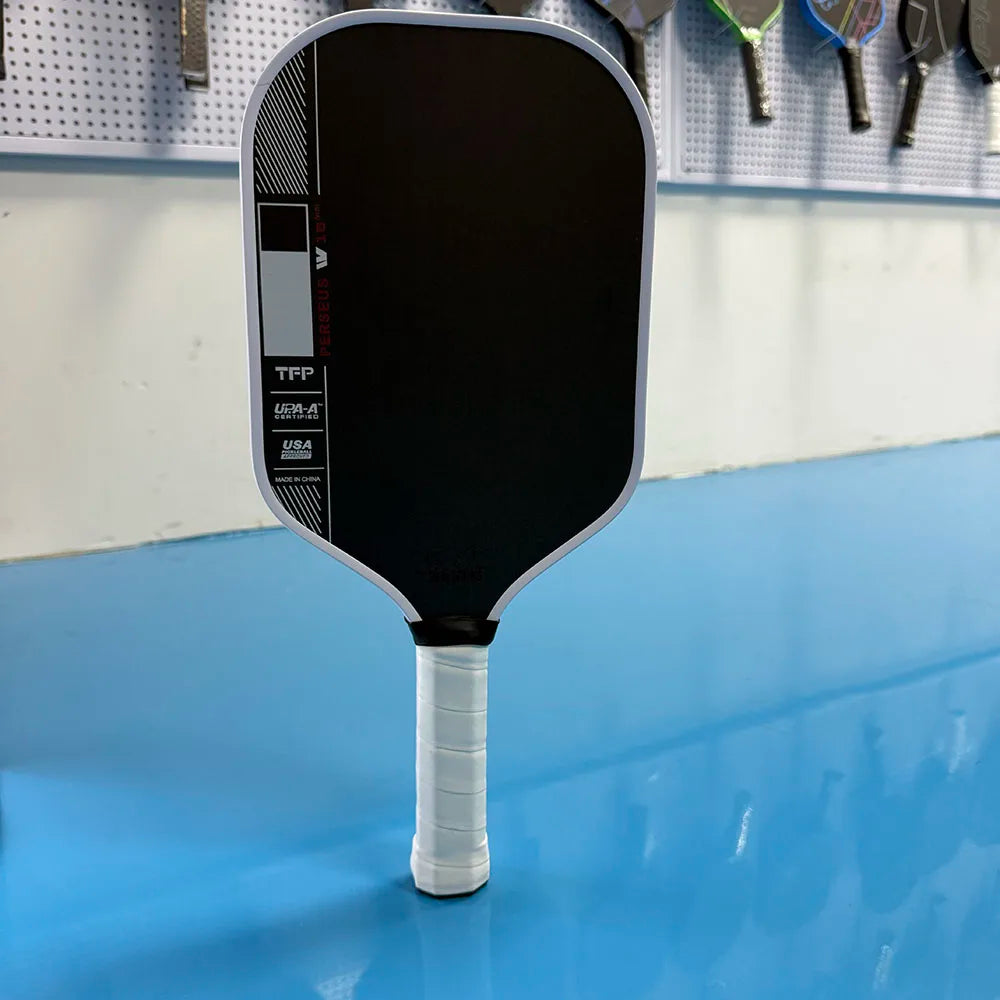 16mm Perseus 4 Pickleball Paddle Carbon Fiber Surface, EVA Core, Balanced for Precision Play