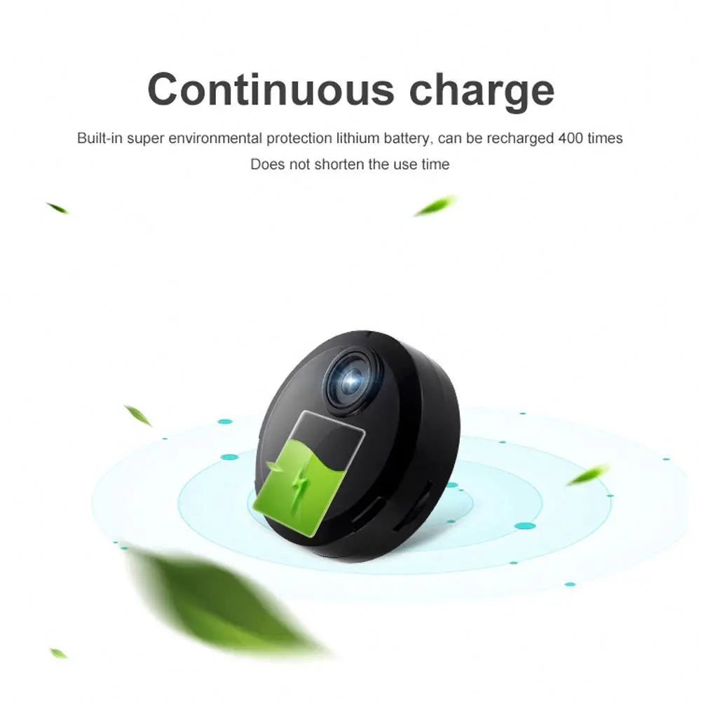 Wireless 2K Indoor Outdoor Mini Camera with Motion Alerts