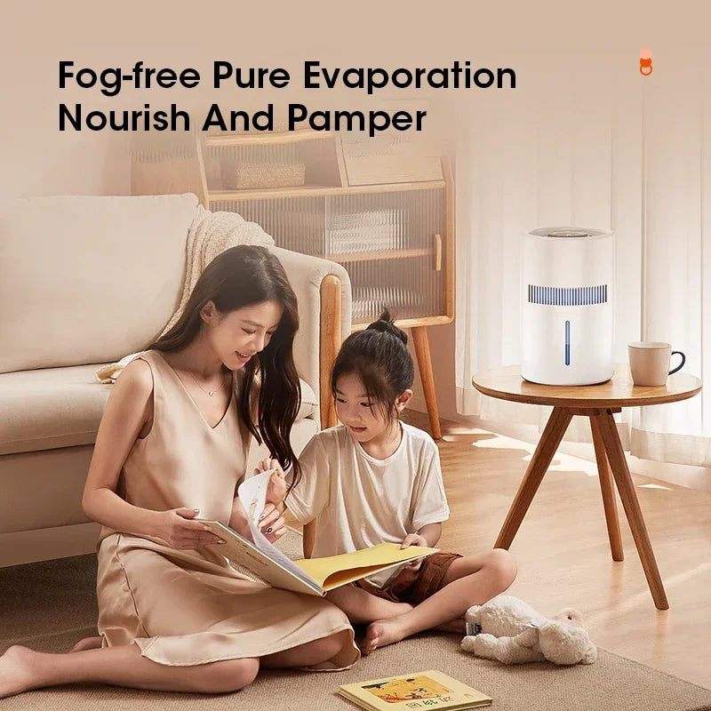 4L Rechargeable Filtered Air Humidifier Fog-Free Humidification with Auto Shut-Off for Home Use