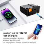 Wireless CarPlay & Android Auto Retrofit Kit for Mazda Type-C Adapter with Tools