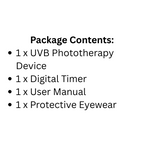 Handheld 311nm UVB Phototherapy Lamp Treat Psoriasis, Eczema & Vitiligo at Home 220V AU