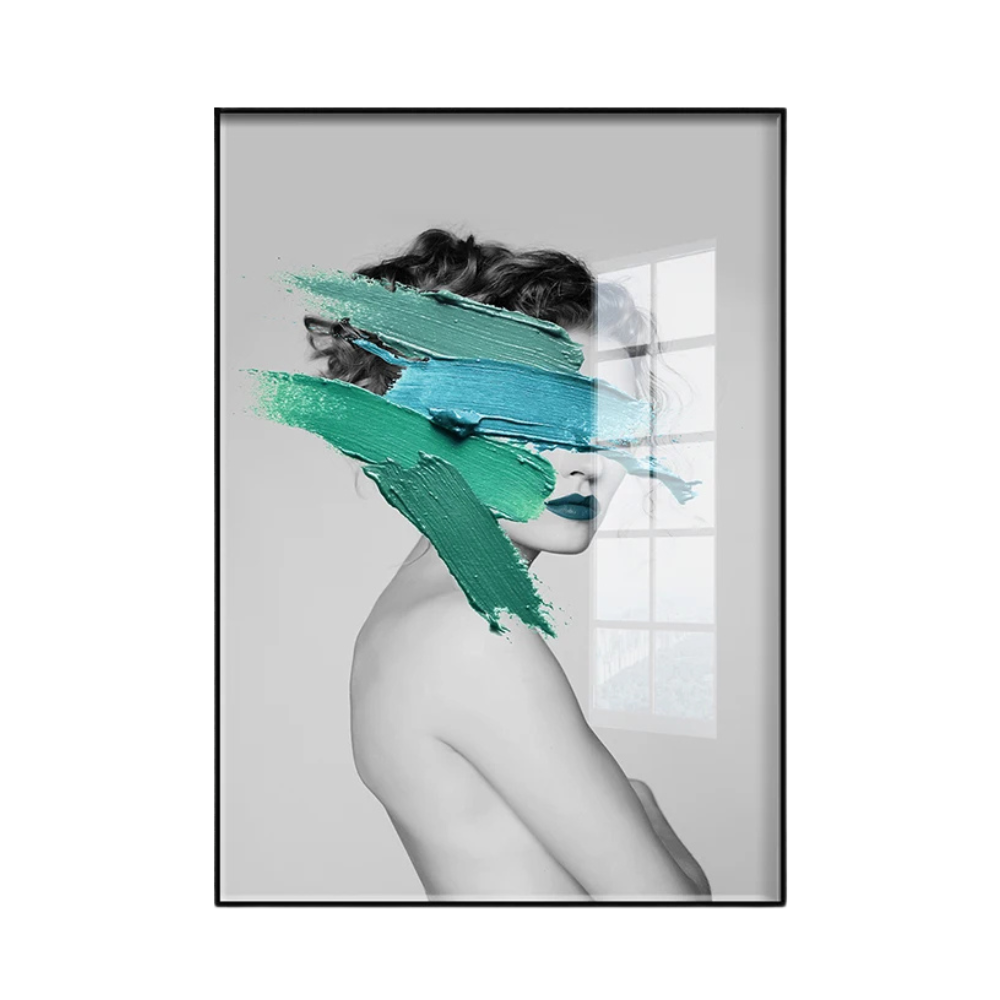 Minimalist Modern Wall Art Framed Canvas Print for Living Room, Bedroom or Apartment Decor