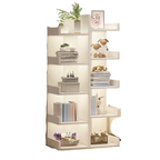Modern Wooden Bookcase Rack Floor-Standing Multi-Layer Storage for Home or Office