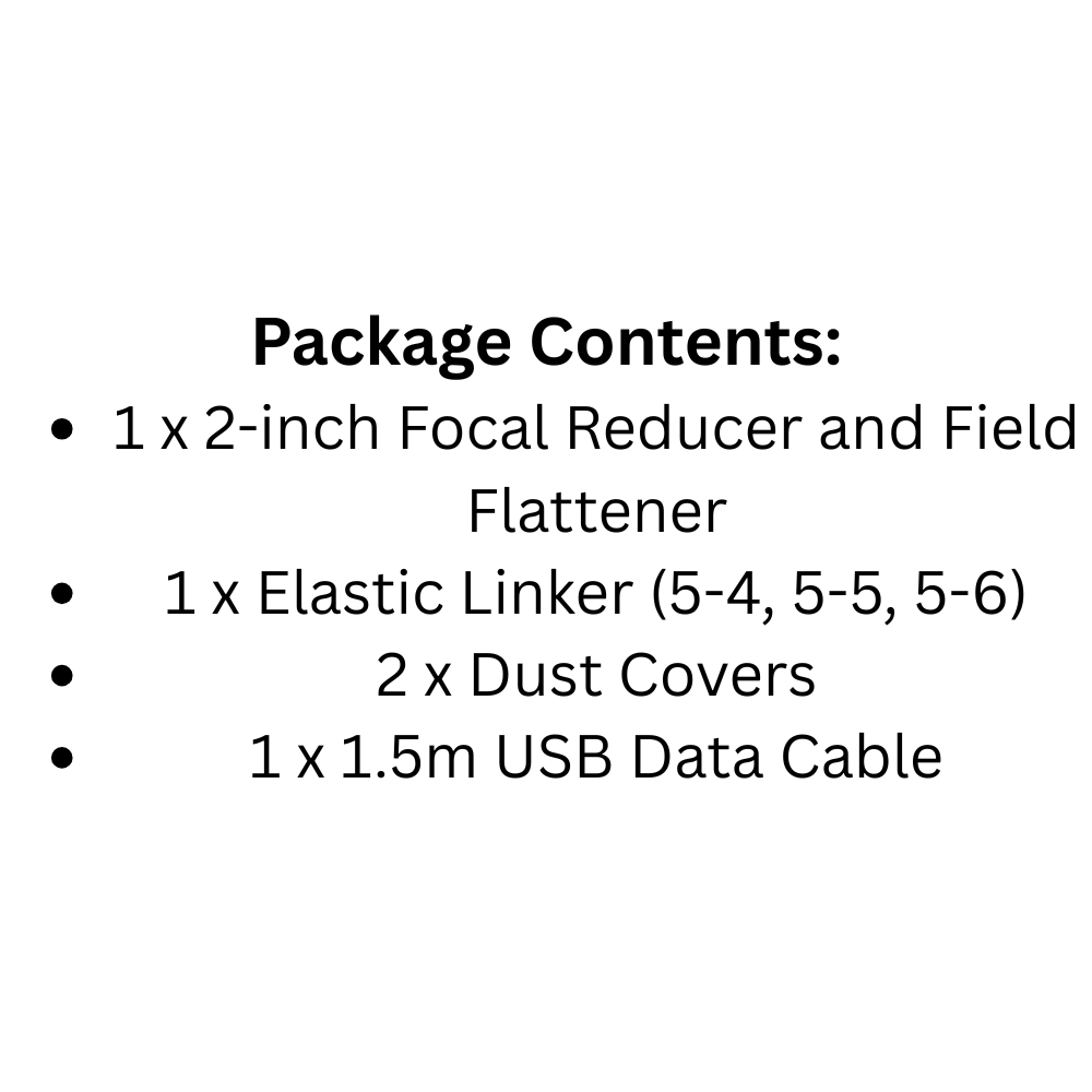 2-Inch 0.8x Focal Reducer & Field Flattener for Telescopes